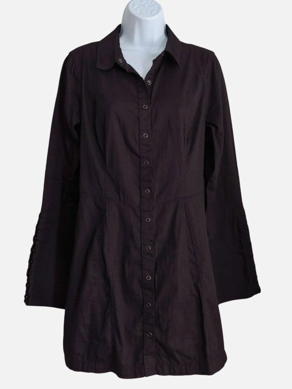 Free People Movement Gothic Dress Steampunk Dark Academia Witchy Minimalist M